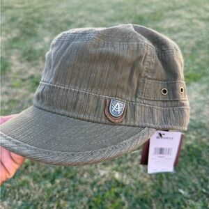 NEW Rare Olive Green A. Kurtz military-inspired cadet cap HAT